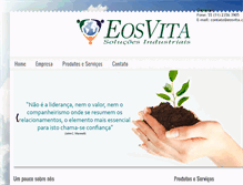 Tablet Screenshot of eosvita.com.br